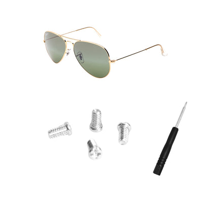 Eyeglasses Screws For Ray Ban  RB3447 RB3548N HEXAGONAL RB3449 RB1971 Square RB1972 OCTAGON RB3597 Wings Temple Sunglasses Screw