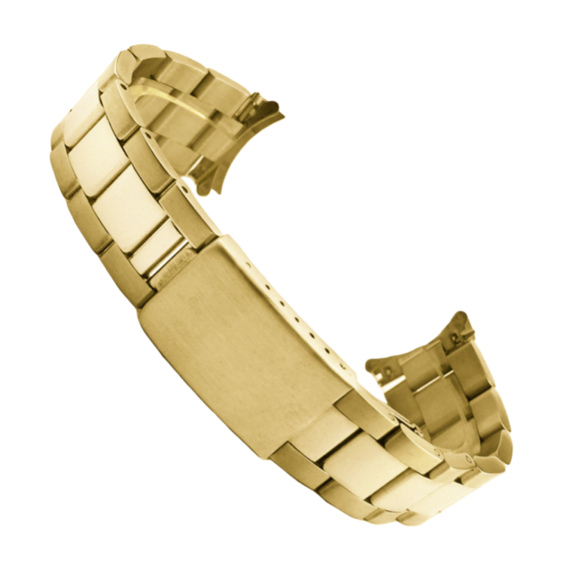 Oyster Watch Band Replacement For Rolex Gmt Datejust Submariner Oyster 16800 16810, Explorer II 16570 Adjustable Flip Lock 20Mm (Adjustable Frosted Sanding)