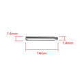 Screws Link Pins Tube Replacement For Rolex Watch Strap Bracelet Submariner GMT Datejust Oyster Stainless Steel 12 Pcs (14×1.6×1.4)