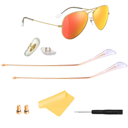 Sunglasse Temple Arm For Ray Ban  RB3025  RB3647N Round Double Bridge RB3581N RB31336 Blazes Shooter  RB3447 Round Metal Sungalsses