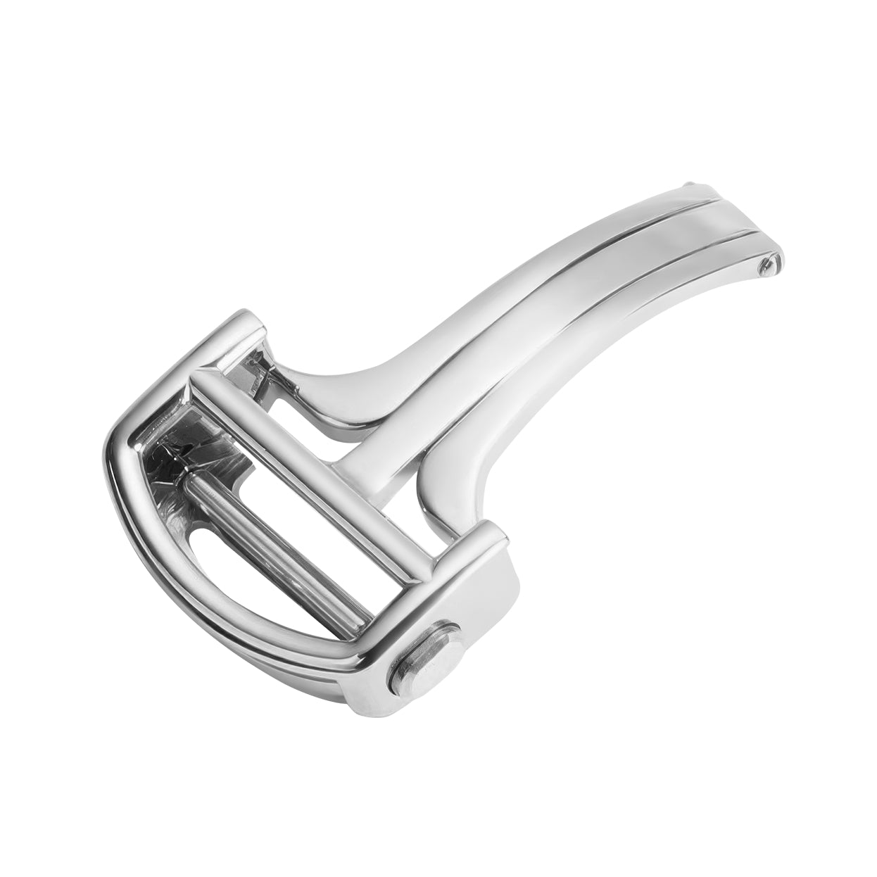 Buckle Clasp Band Replacement For Cartier Santos Stainless Steel Deployment Strap Buckle Watch Clasp OEM Stainless Steel 18mm