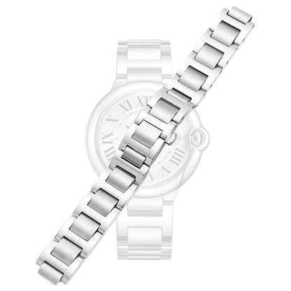 Watch Strap Replacement For Cartier Blue Balloon Band 42mm Stainless Steel 20mm