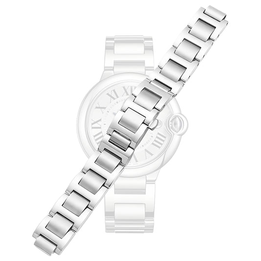 Watch Strap Replacement For Cartier Blue Balloon Band 42mm Stainless Steel 20mm