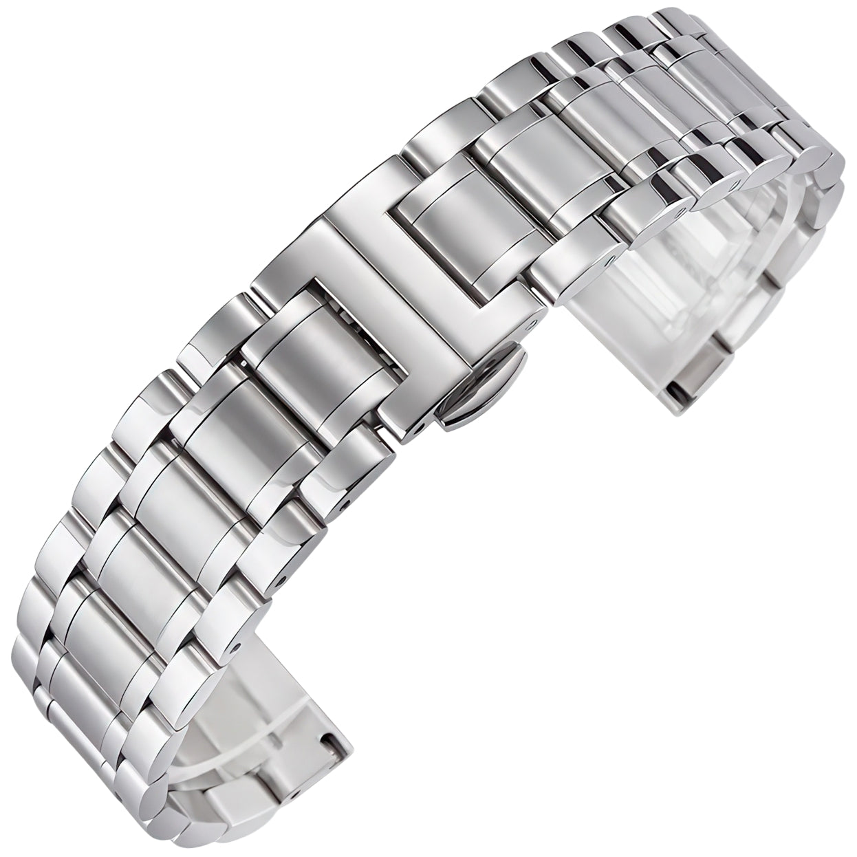 Watch Band Solid Link Bracelet Replacement For Omega Speedmaster Stainless Steel Watch bands