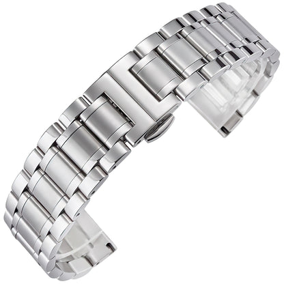 Watch Band Solid Link Bracelet Replacement For Omega Speedmaster Stainless Steel Watch bands