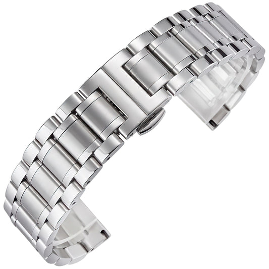 Watch Band Solid Link Bracelet Replacement For Omega Speedmaster Stainless Steel Watch bands