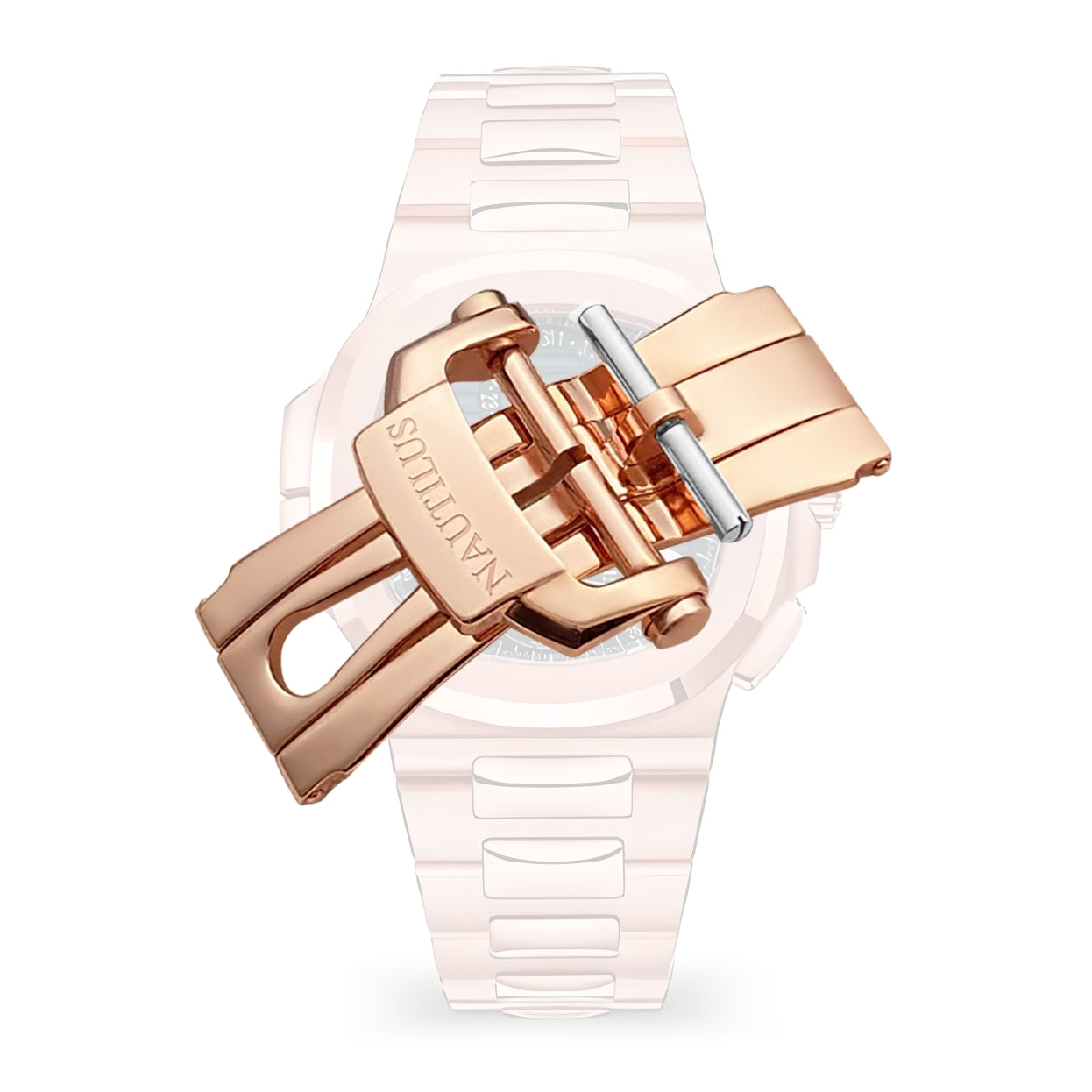 Nautilus Clasp Folding Buckle Replacement For Patek Philippe Nautilus Butterfly Buckle Stainless Steel 18mm