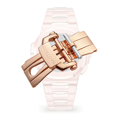 Nautilus Clasp Folding Buckle Replacement For Patek Philippe Nautilus Butterfly Buckle Stainless Steel 18mm