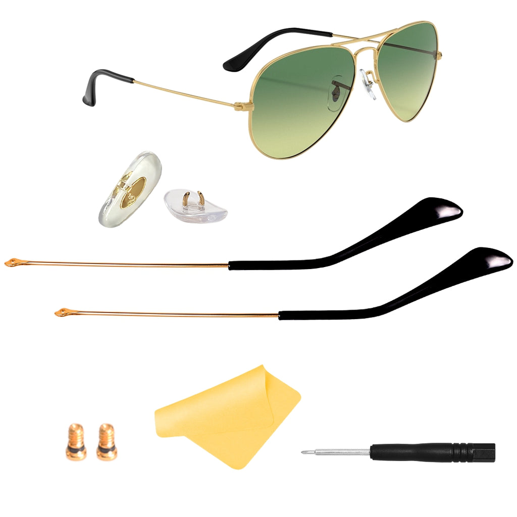 Temple Arms Repair Kit for Ray Ban RB3025 RB3447 Sunglasses