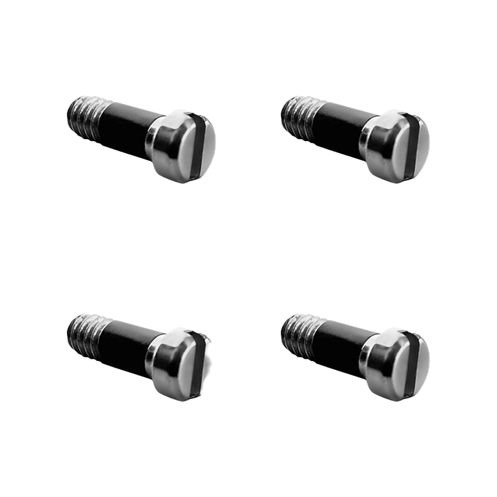 RB3507 RB2716 RB3016 Clubmaster Replacement Back Side Lenses Screws 4 with Screwdriver 1 (Silver, Temple Hinge Screws)