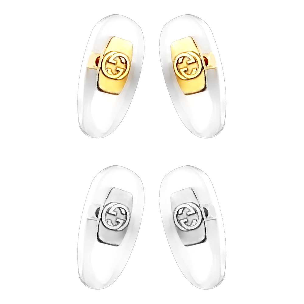 Nose Pads for Gucci Eye Glass Eyeglass Sunglass Frames with Screws Screwdriver Set 14mm