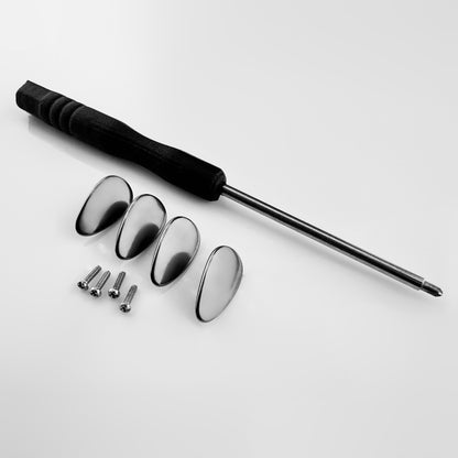 Nose Pad For Ray Ban Titanium Replacement  Screw-In Sunglasses Eyeglasses 2 pair