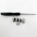 Pure Titanium Nose Pads Ray Ban Screw-In Replacement For Teardrop Shape optical eyeglasses
