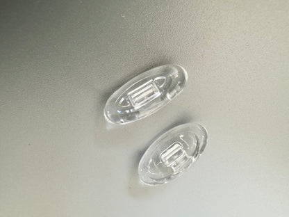 Nosepads For  Optical Eyeglasses Sungalsse Snap In Medical Grade Soft airpillow Transparent 10 PCS