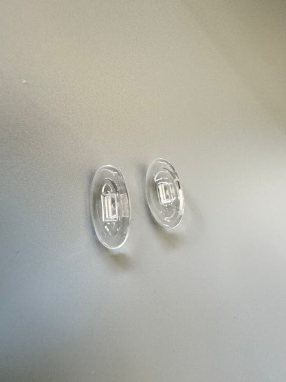 Nosepads For  Optical Eyeglasses Sungalsse Snap In Medical Grade Soft airpillow Transparent 10 PCS