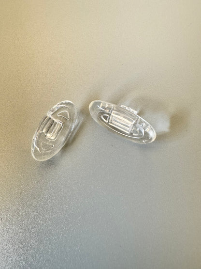 Nosepads For  Optical Eyeglasses Sungalsse Snap In Medical Grade Soft airpillow Transparent 10 PCS