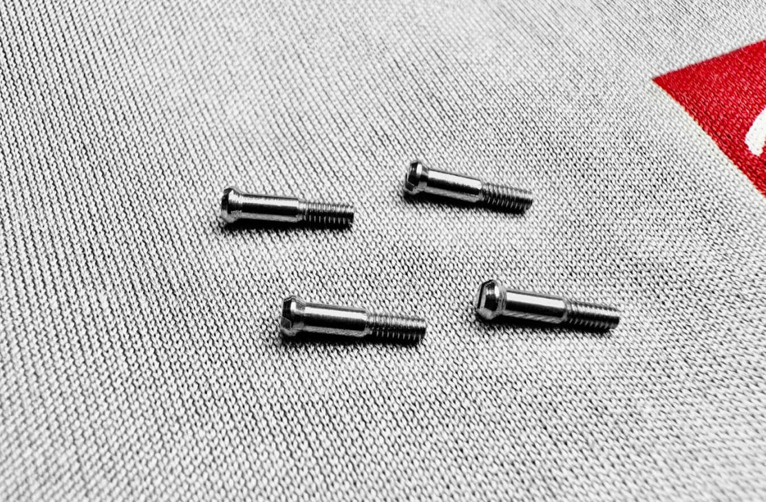 Hicycle2 4PCS Screws For Ray Ban RB2140 RB2168 RB4195 RB4148 RB4152 RB4168 RB4169 RB4340 RX5022 RX5121 RX5227 Replacement Temple Hinge Screw