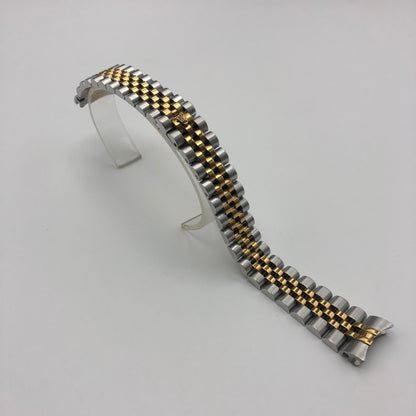 Jubilee Stainless Steel Watch Strap Replacement For Rolex Datejust 16233 16220 14270 16200 16234 five-piece links Hidden Clasp 20mm Strap