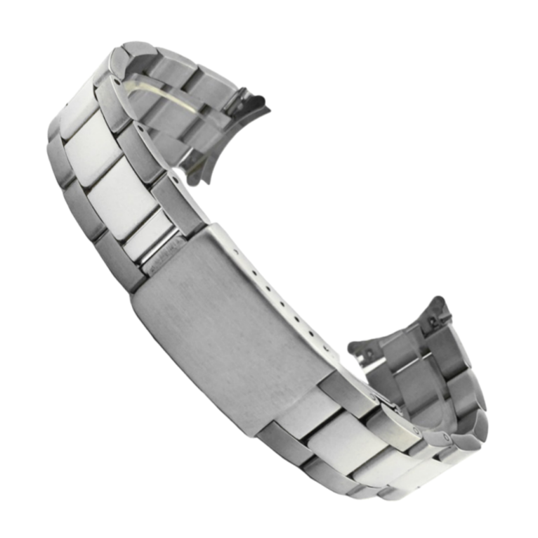 Oyster Watch Band Replacement For Rolex Gmt Datejust Submariner Oyster 16800 16810, Explorer II 16570 Adjustable Flip Lock 20Mm (Adjustable Frosted Sanding)