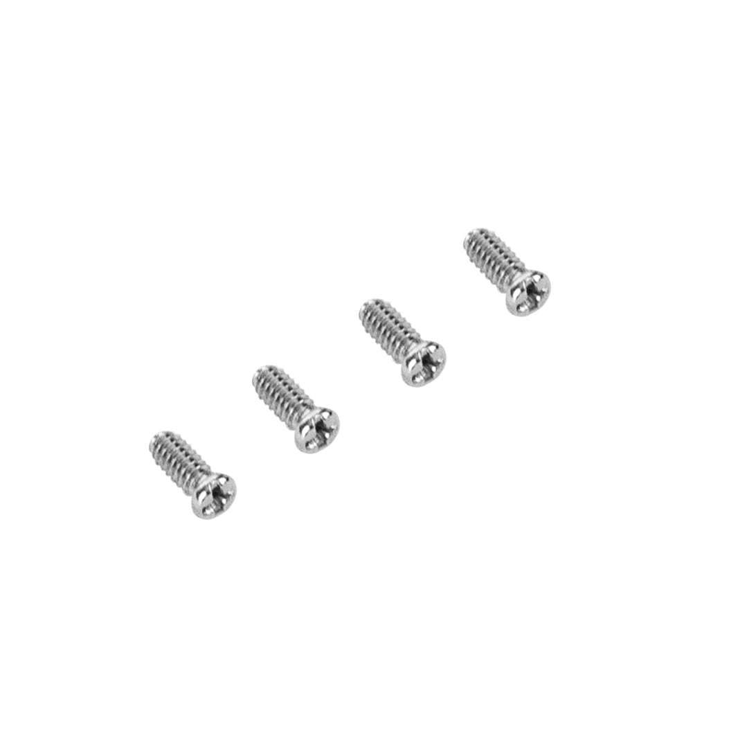 Ray Ban RB3507 RB2716 RB3016 Clubmaster Replacement Back Side Lenses Screws 4 with Screwdriver 1 (Silver, Lenses Ring Screws)