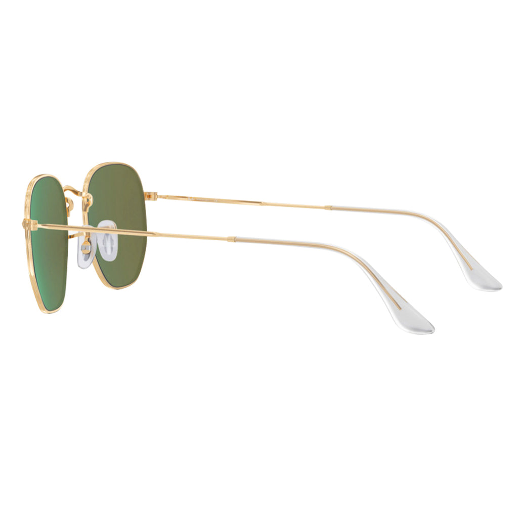 hengfento2 Replacement Temple Arm,Temple Tips for RB3447 RB3547N RB3548N RB3647N Sunglasses,with 4 Screws,1 Screwdriver (Golden arms&Clear tips)