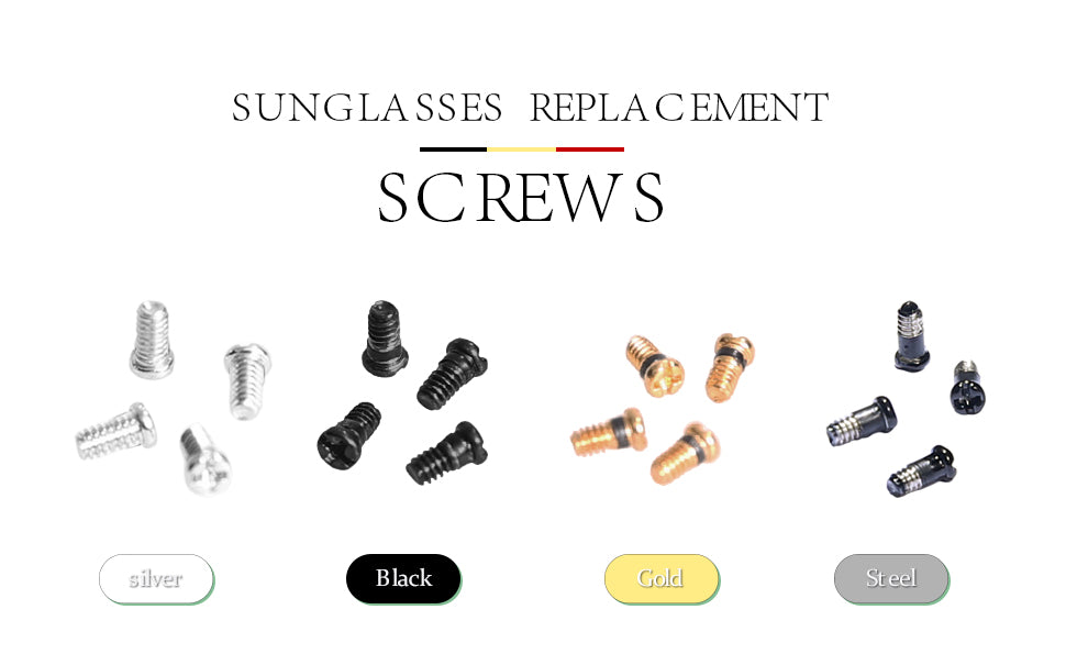 Sunglasses Screws For Ray Ban  RB3025 RB3026 Aviator RB3581N Blazed shooter Temple Sunglasses Screw
