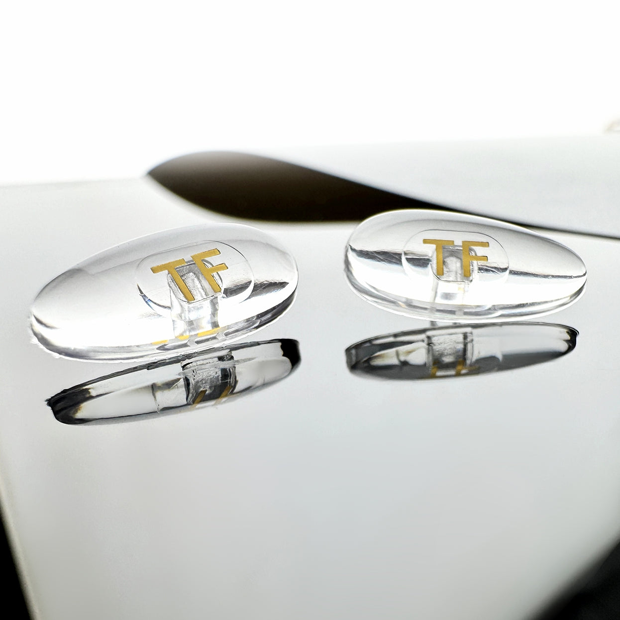 Replacement For Tom Ford Nose Pads Sunglasses Eyewear With Screw And Screwdriver 15mm Gold