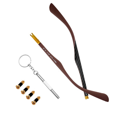 Sunglasses Temple Arms Replacement For Ray Ban RB8313 Sungalsses Temple Arms Carbon Fiber 8313M glasses repair kit
