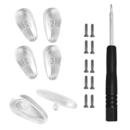 Hicycle2 Nose Pads Silicone For Oakley Sunglasses Screw In Nosepiece 3 pcs For  Tincup OX3184 Tincup Carbon OX5094