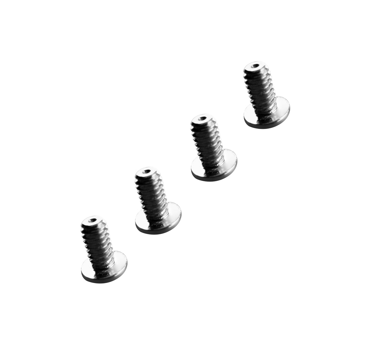 Ray Ban RB3507 RB2716 RB3016 Clubmaster Replacement Back Side Lenses Screws 4 with Screwdriver 1 (Silver, Nose Bridge Hold Screws)