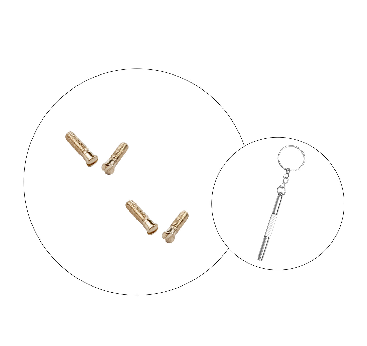 Screws For  Sunglasses Ray Ban RB4147 RB4101 RB4181 RB4184 RB4190 RB4142 RB4191 RB4175 Temple Hinge Screw