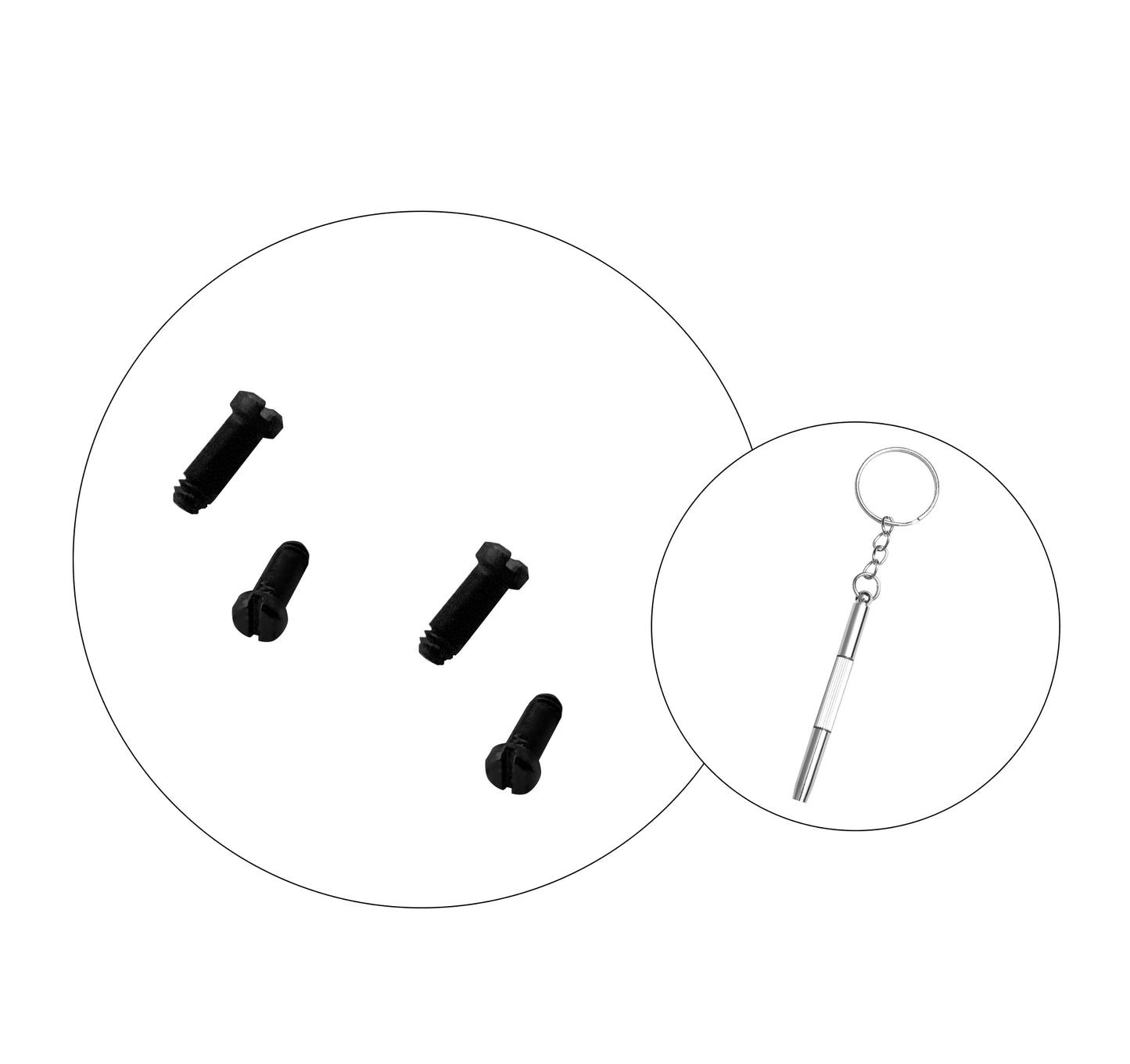 Screws For  Sunglasses Ray Ban RB8301 R8313 RB8307 RB8303 Temple Hinge Screw