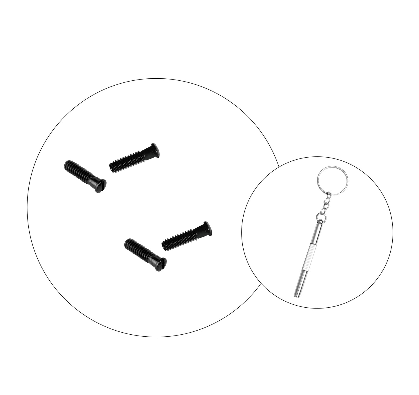 Screws For  Sunglasses Ray Ban RB4147 RB4101 RB4181 RB4184 RB4190 RB4142 RB4191 RB4175 Temple Hinge Screw