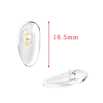 2 Pair Replacement For Prada Nose Pads Sunglasses Eyewear With Screw And Screwdriver 16.5mm Gold 4pcs