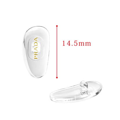 2 Pair Replacement For Prada Nose Pads Sunglasses Eyewear With Screw And Screwdriver 14.5mm 4pcs