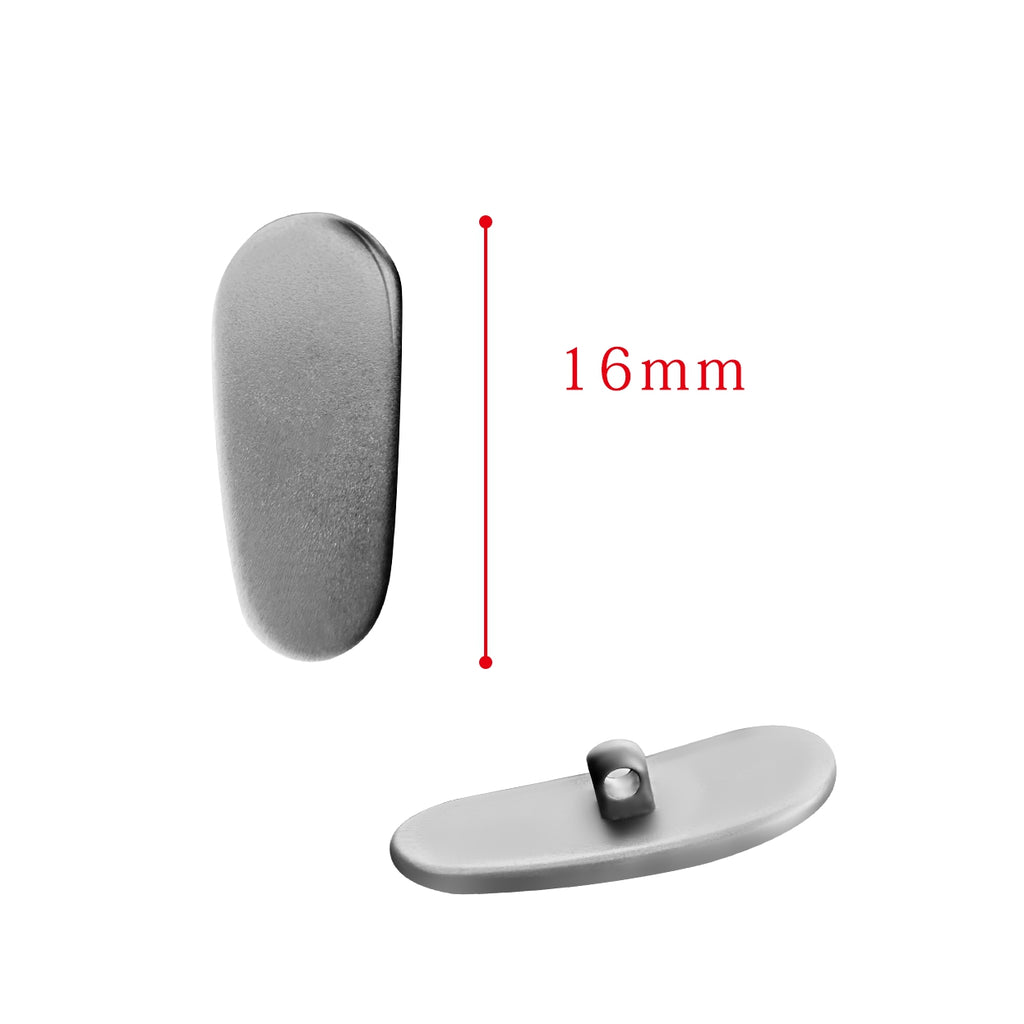 Replacement For Ray Ban Titanium Nose Pads Sunglasses Eyewear With Screw And Screwdriver 16mm Silver