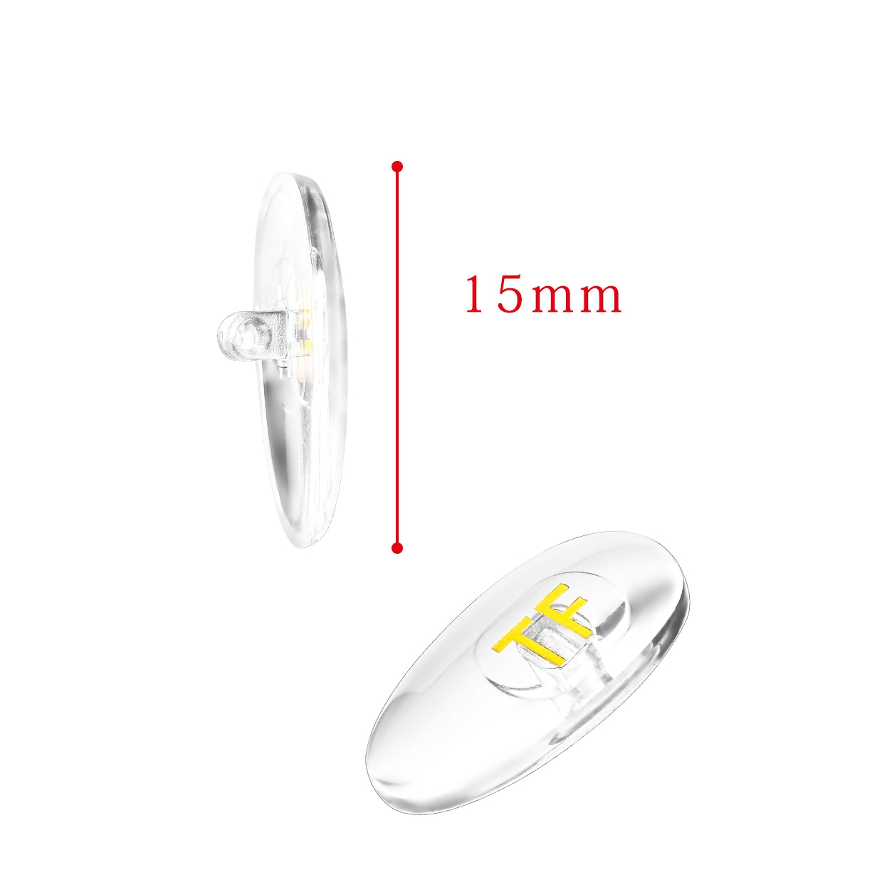 Replacement For Tom Ford Nose Pads Sunglasses Eyewear With Screw And Screwdriver 15mm Gold