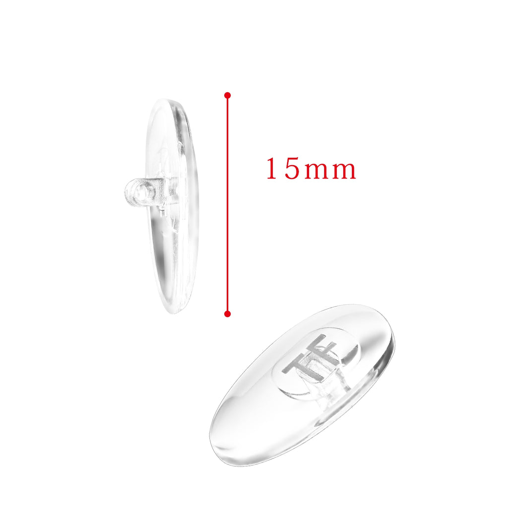 Replacement For Tom Ford Nose Pads Sunglasses Eyewear With Screw And Screwdriver 15mm Silver