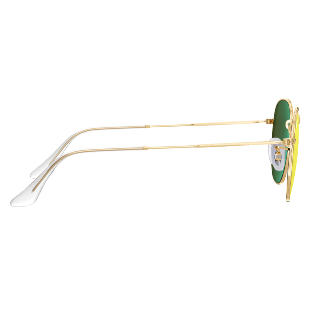 hengfento2 Replacement Temple Arm,Temple Tips for RB3447 RB3547N RB3548N RB3647N Sunglasses,with 4 Screws,1 Screwdriver (Golden arms&Clear tips)