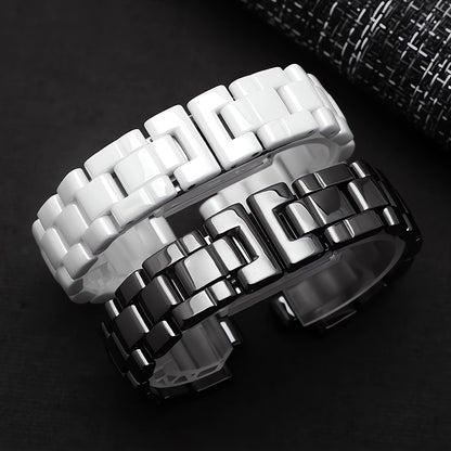 Watch Band Strap Bracelet Replacement for Chanel J12 Watch Real Ceramic