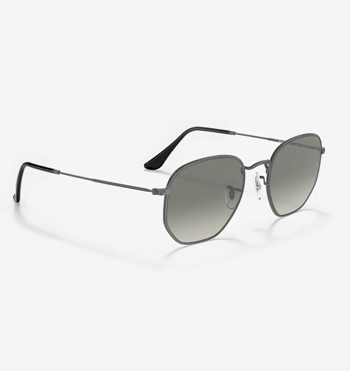 Replacement Temple Arm,Temple Tips for RB3447 RB3547N RB3548N RB3647N Sunglasses,with 4 Screws,1 Screwdriver (Gunmetal arms&Black tips)