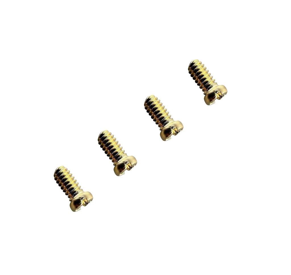 Ray Ban RB3507 RB2716 RB3016 Clubmaster Replacement Back Side Lenses Screws 4 with Screwdriver 1 (Golden, Lenses Ring Screws)