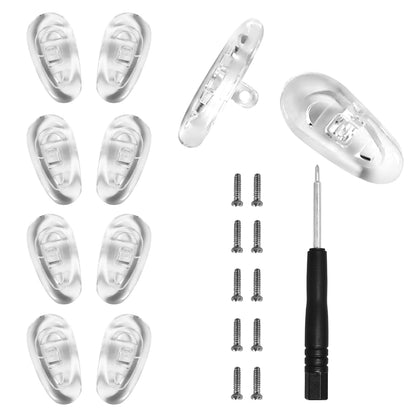 Hicycle2 Nose Pad For Sunglasses Silicone Nosepiece Optical Eyeglasses Screw In 5pcs