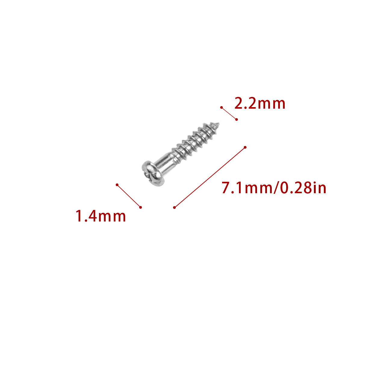 Screws T4 For Oakley Twoface oo6020 Sunglasses 4pcs