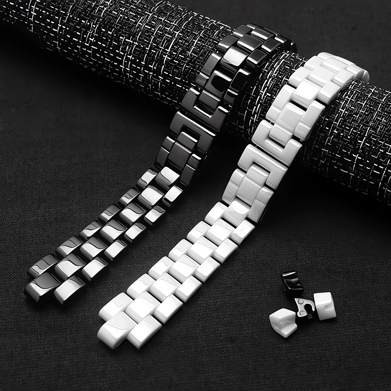 Watch Band Strap Bracelet Replacement for Chanel J12 Watch Real Ceramic