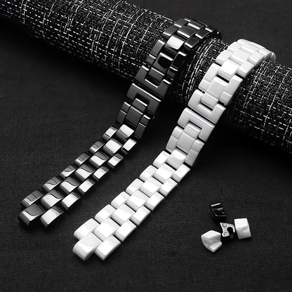 Watch Band Strap Bracelet Replacement for Chanel J12 Watch Real Ceramic