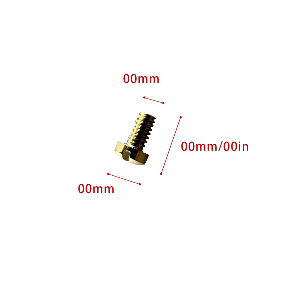 Ray Ban RB3507 RB2716 RB3016 Clubmaster Replacement Back Side Lenses Screws 4 with Screwdriver 1 (Golden, Back Side Hold Screws)