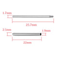 Screw And Tubes Replacement For 22mm Pam Strap Panerai 40mm Marina 4 Sets