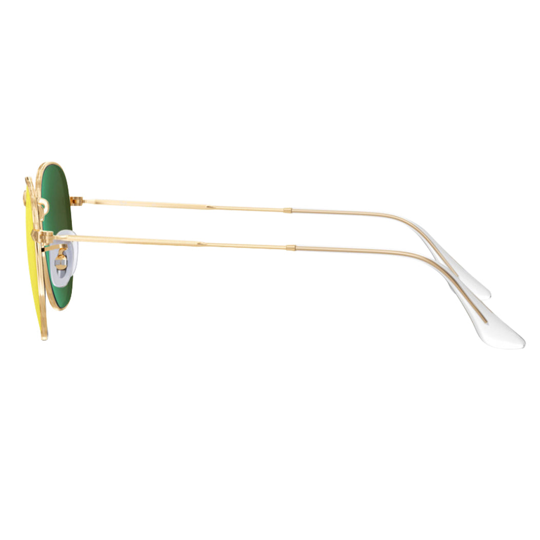 hengfento2 Replacement Temple Arm,Temple Tips for RB3447 RB3547N RB3548N RB3647N Sunglasses,with 4 Screws,1 Screwdriver (Golden arms&Clear tips)