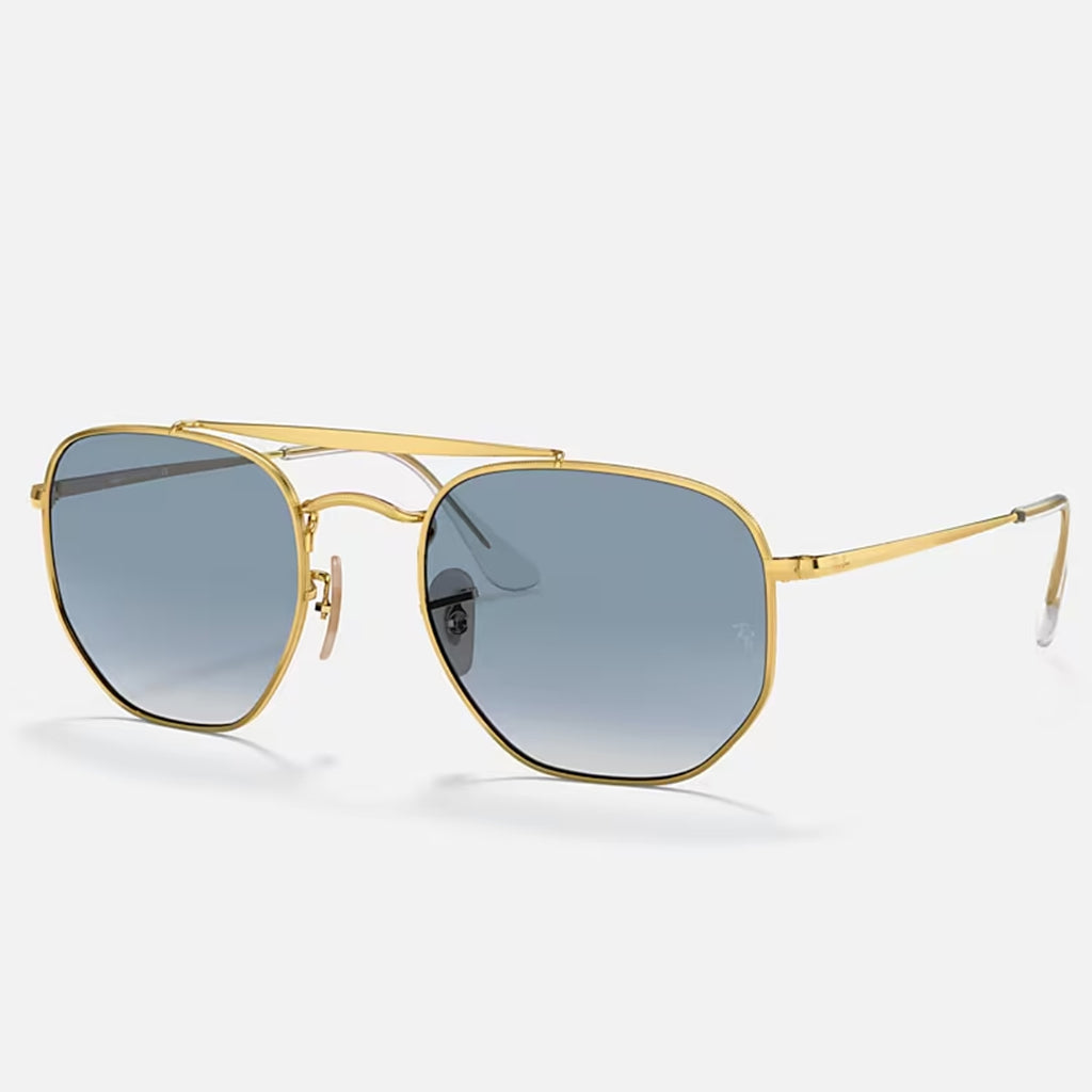 Replacement Temple Arms for Ray-Ban RB3648 RB3561 RB6448 RB7140 Sunglasses with Screws Gold&Clear